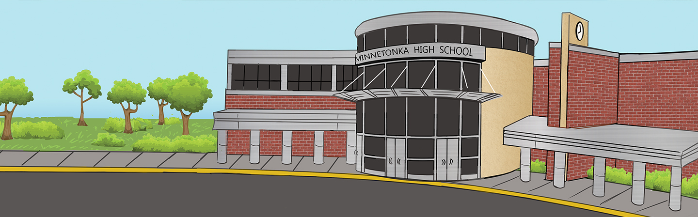Ilustración de la escuela secundaria de Minnetonka